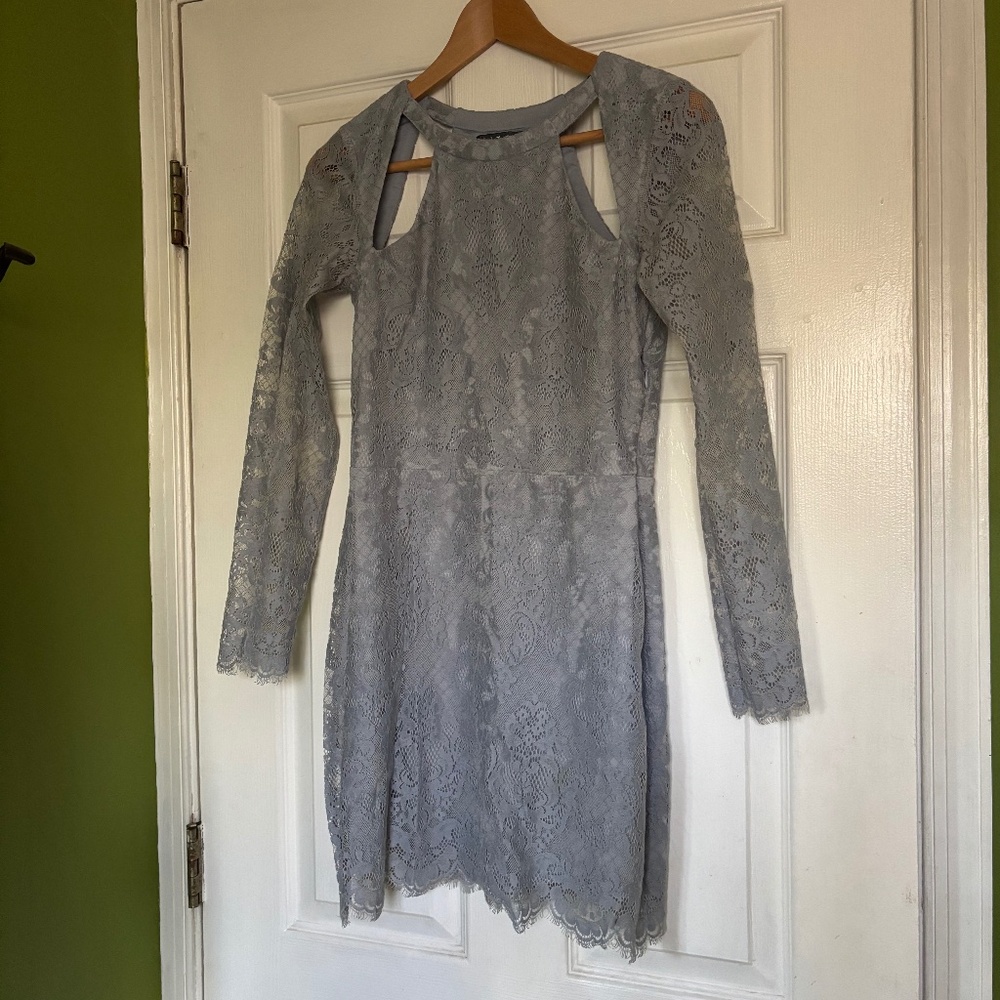 Light Blue Lace Emorie Cutout For Love and Lemons Dress